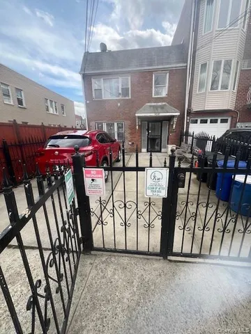 a view of a chairs and tables in patio