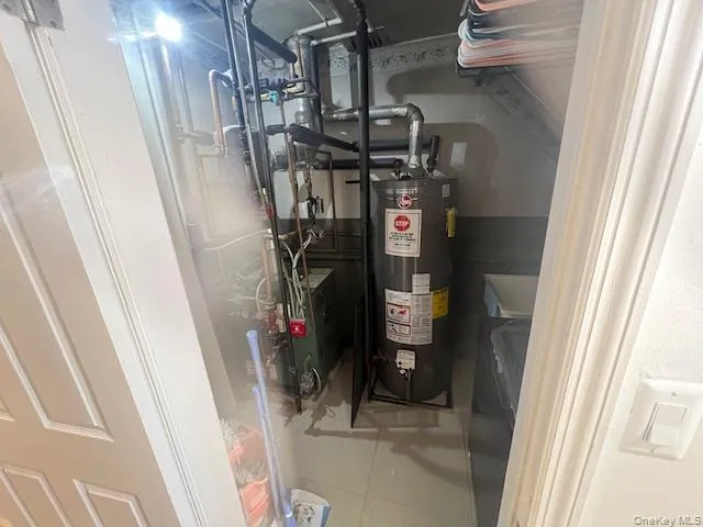 a view of storage and utility room