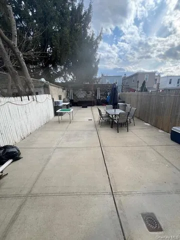 a view of outdoor space with seating