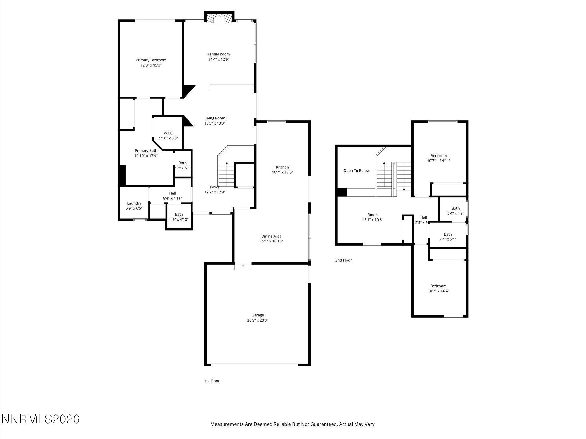 1280 Bridlewood Way Reno, NV 89509 - Photo 53 of 57 a picture of a floor plan