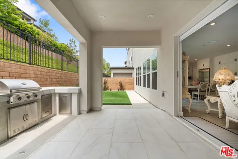 a view of a kitchen with a stove