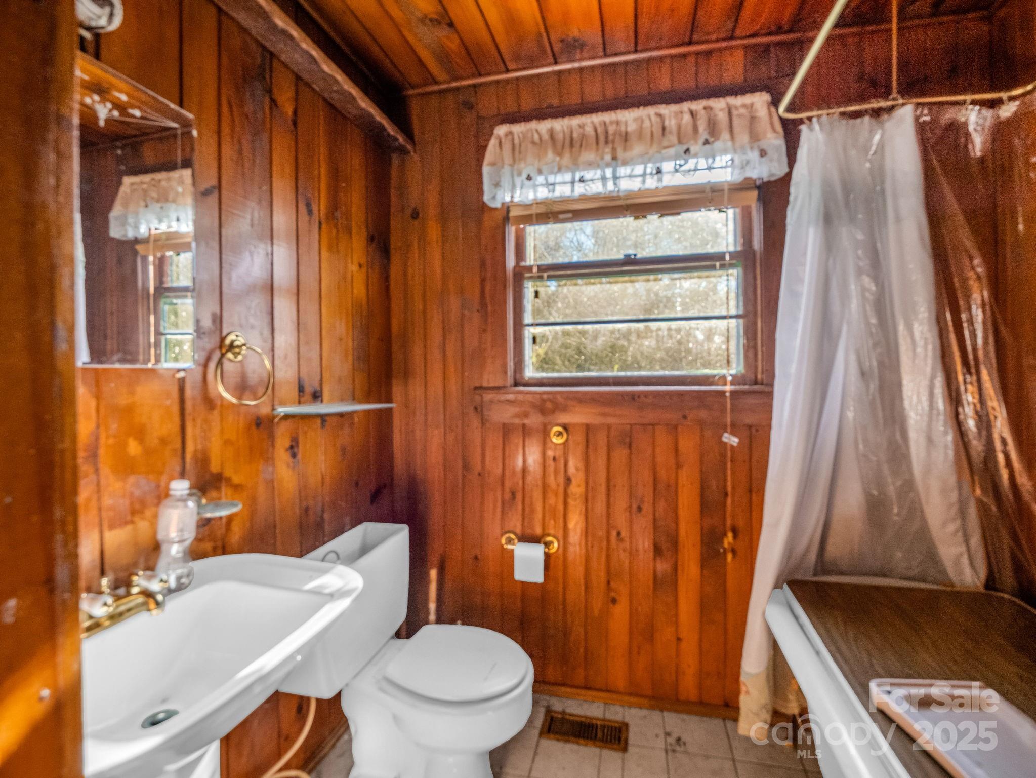 541 Broadway Street Hendersonville, NC 28739 - Photo 31 of 37 a bathroom with a toilet a sink and a shower