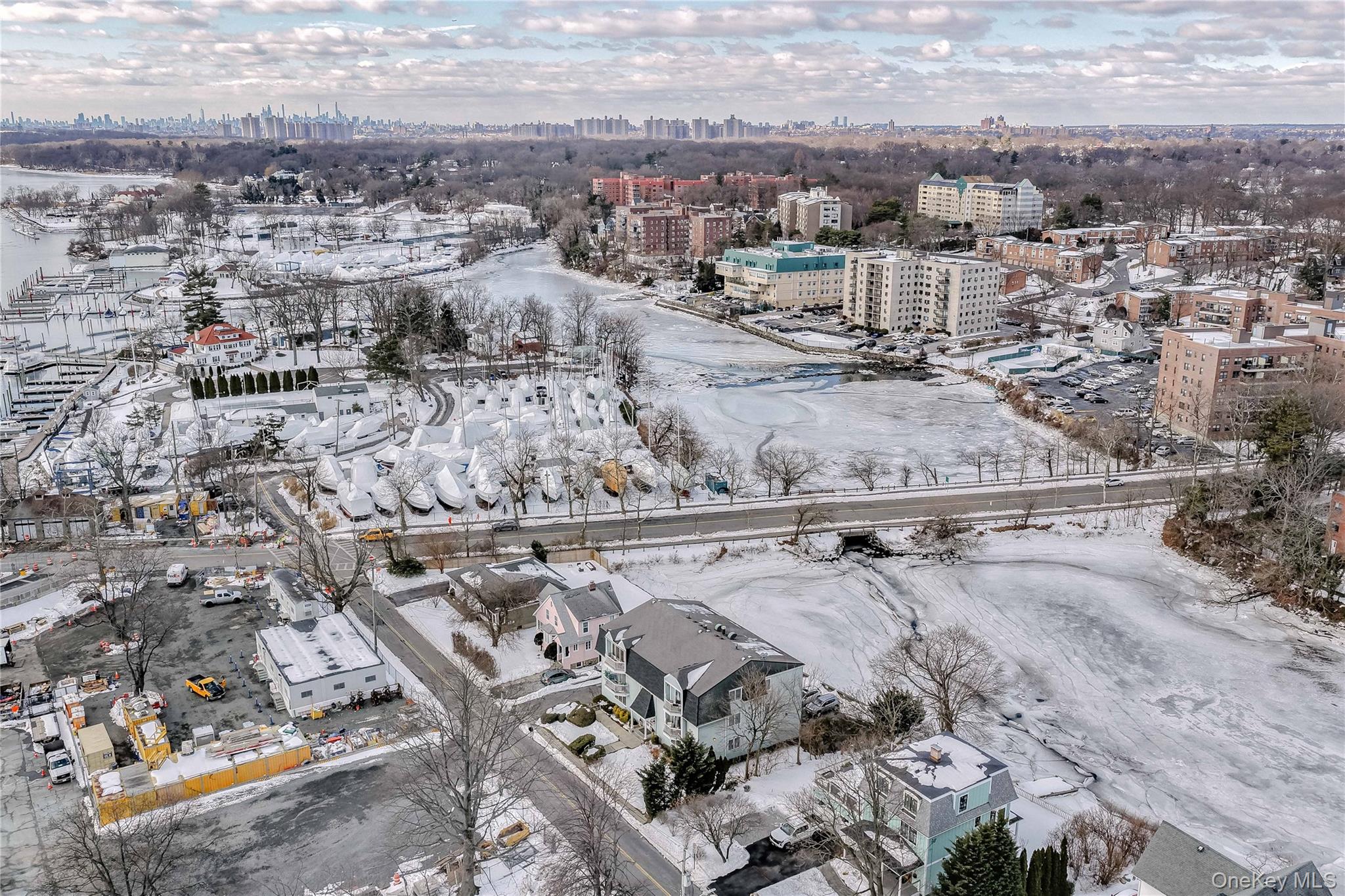 37 Harbor Lane, Unit 2C New Rochelle, NY 10805 - Photo 17 of 17 an aerial view of a city
