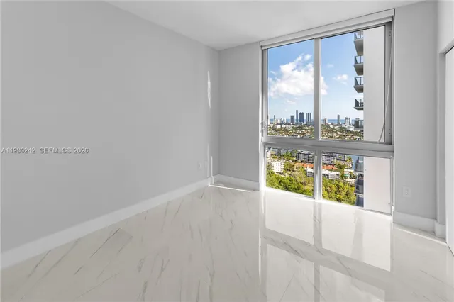 a front view of a building