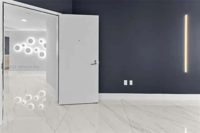 a view of a swimming pool with a yard