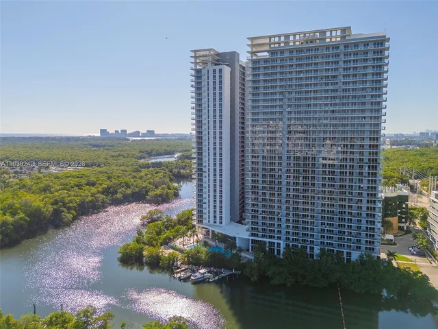 a view of a city with tall buildings