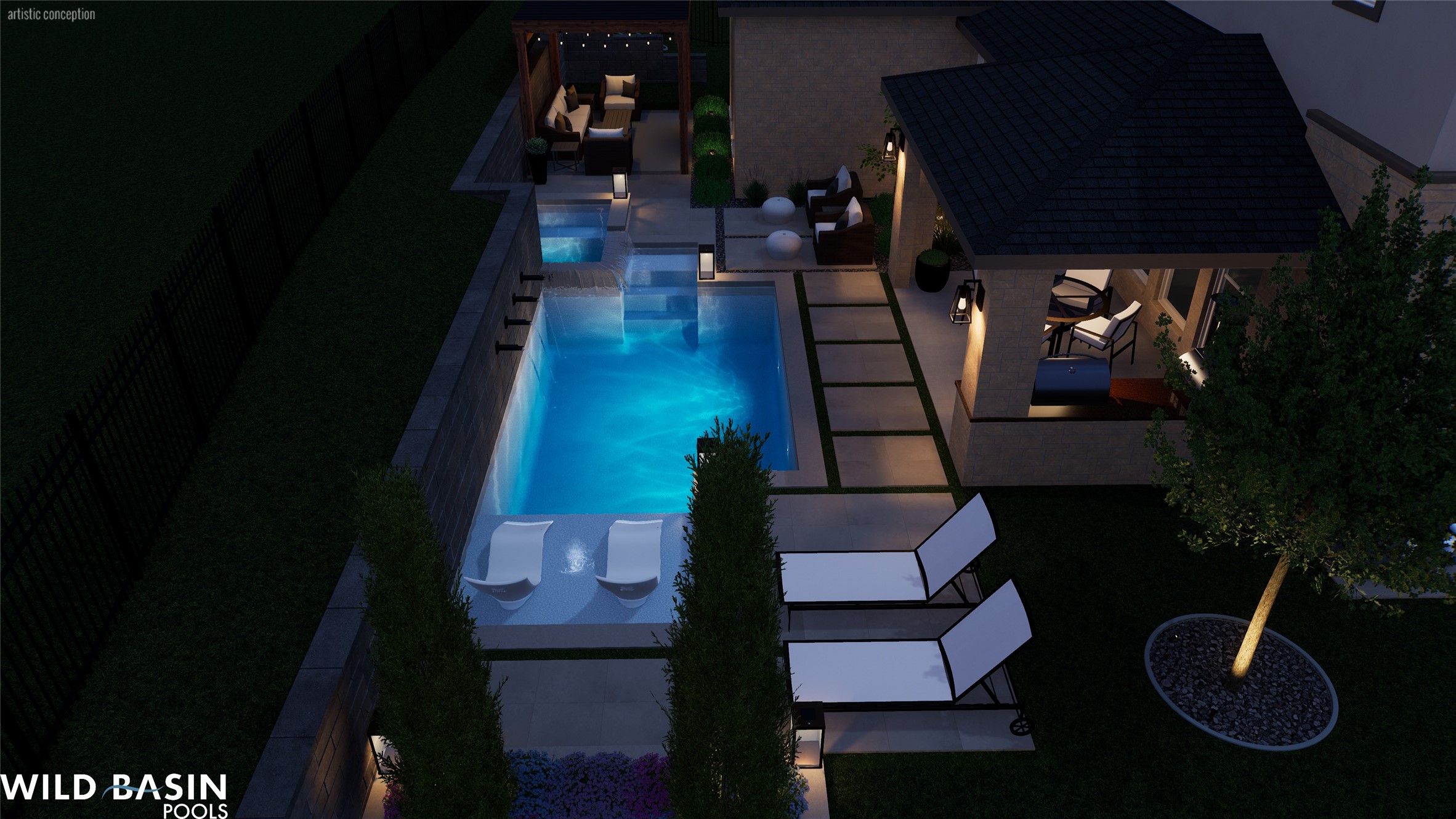 720 Rawson Bend Austin, TX 78738 - Photo 36 of 40 Outdoor pool featuring a patio