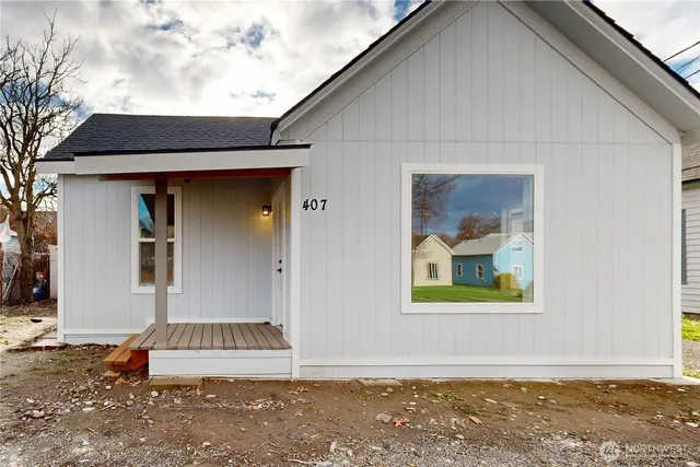 a house with a outdoor space