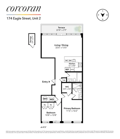 $2,100,000 | 174 Eagle Street, Unit 2 | Greenpoint