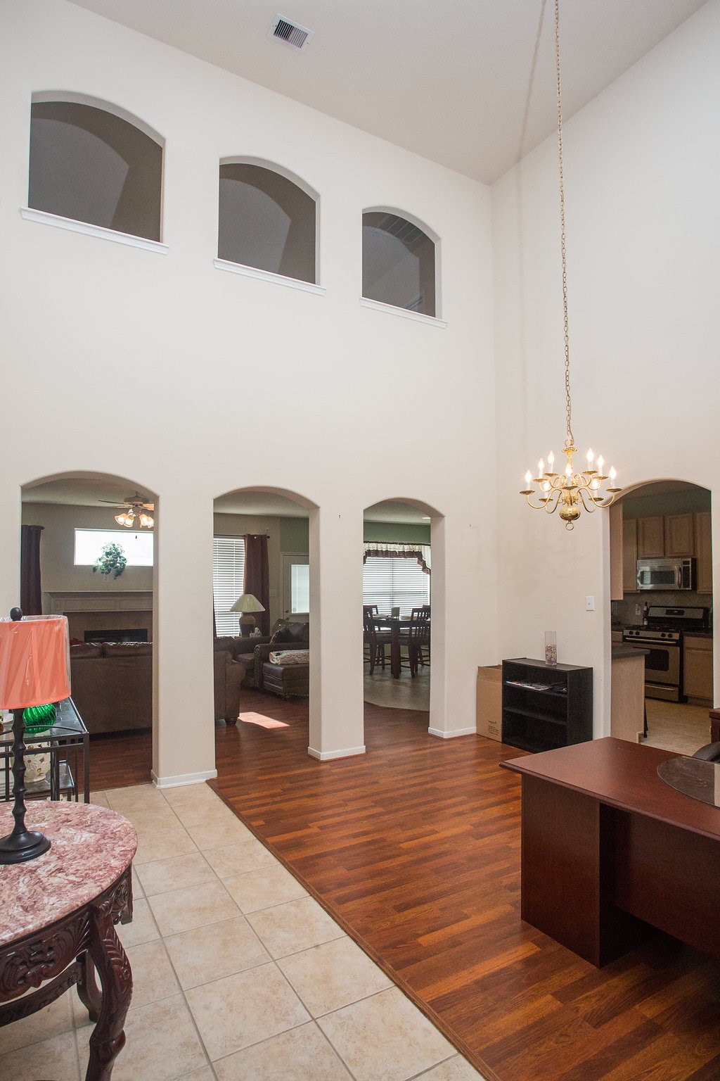 2930 Westerfield Lane Houston, TX 77084 - Photo 5 of 22 Dramatic two story formal dining area overlooked by the game room.