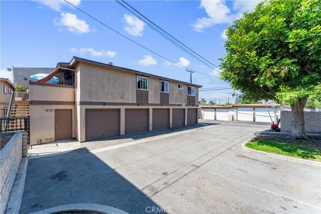 a view of a house with a patio