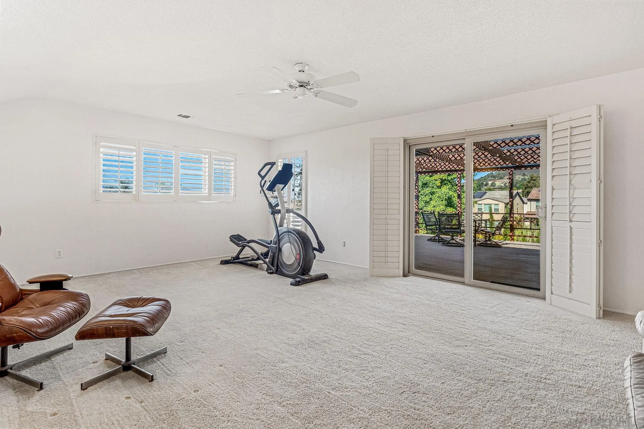 1983 David Drive Escondido, CA 92026 - Photo 17 of 55 a view of a room with gym equipment