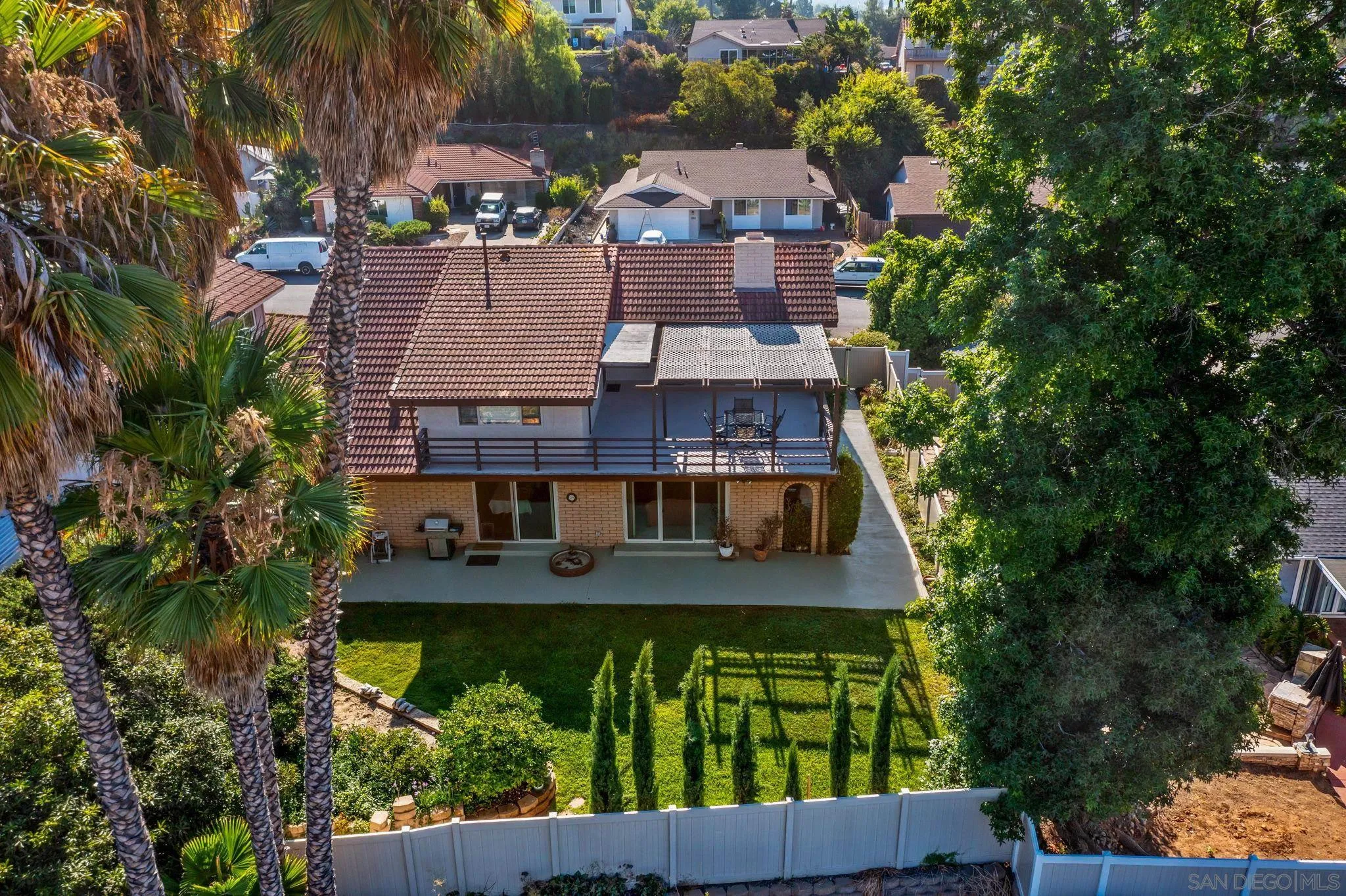 1983 David Drive Escondido, CA 92026 - Photo 4 of 55 an aerial view of a house