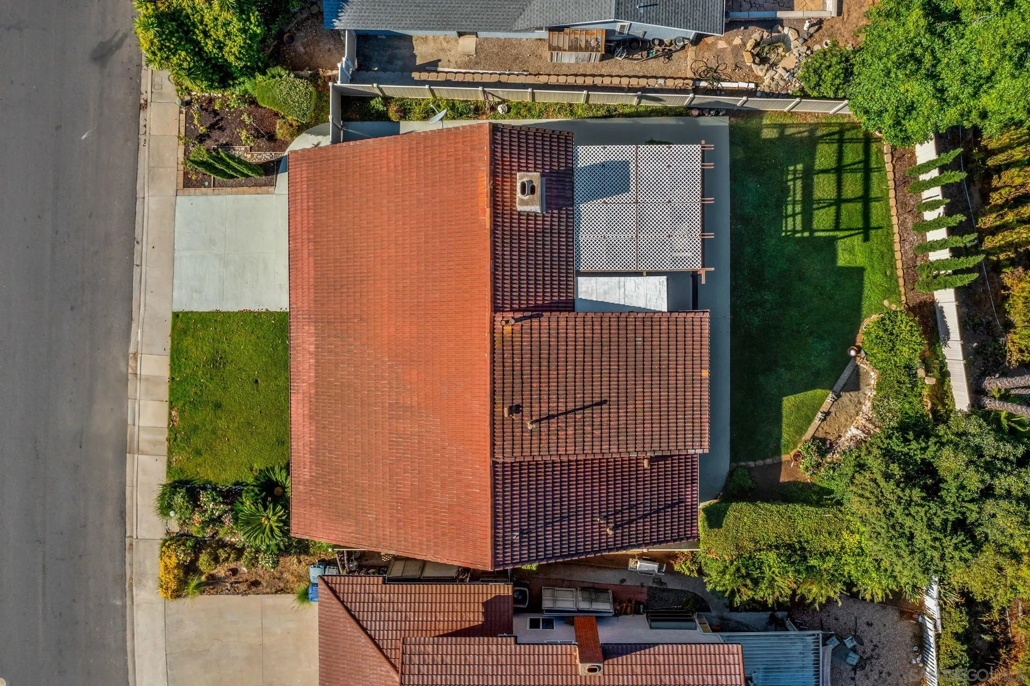 1983 David Drive Escondido, CA 92026 - Photo 48 of 55 an aerial view of a house with yard