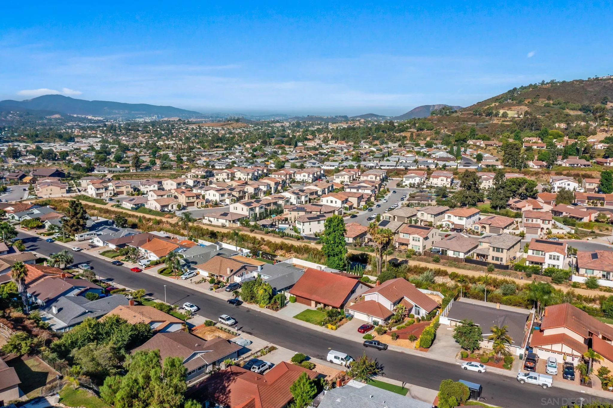 1983 David Drive Escondido, CA 92026 - Photo 53 of 55 an aerial view of residential building with street view