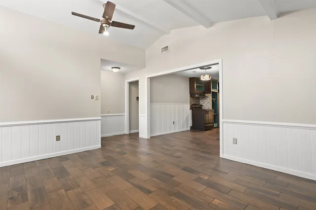 a view of an empty room