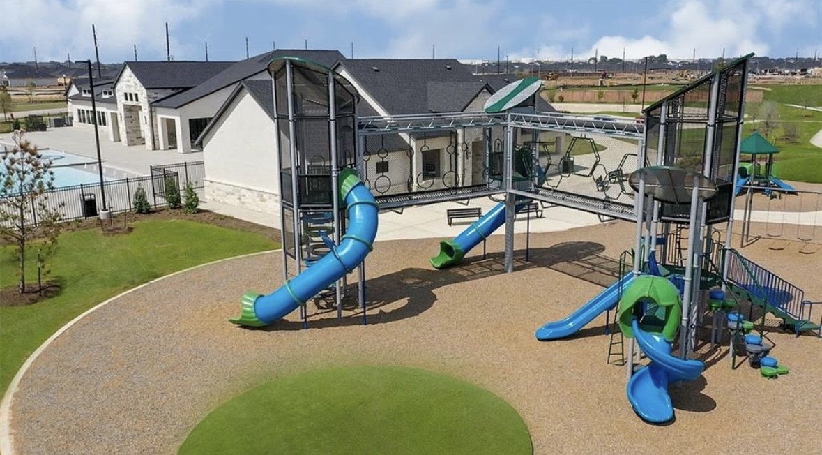 3811 Winterbourne Way Fulshear, TX 77441 - Photo 21 of 22 an aerial view of a house with swimming pool