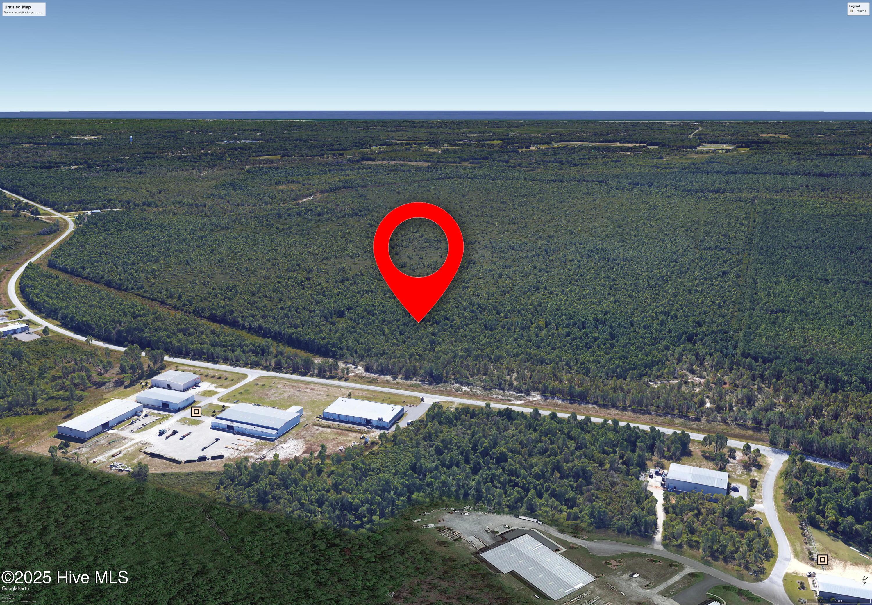 483.10 Whiteville Road Northwest Shallotte, NC 28470 - Photo 3 of 10 earth aerial 1