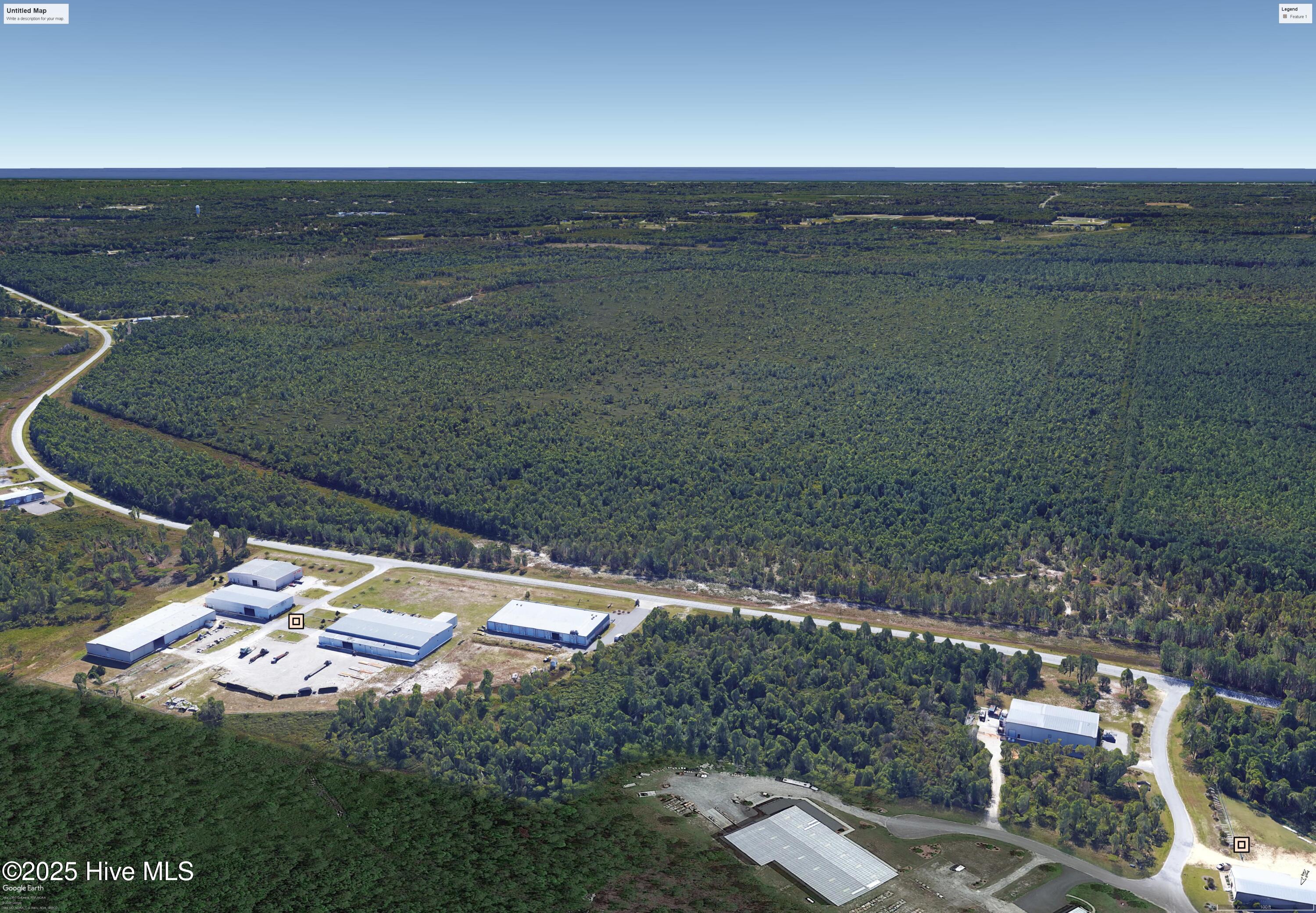 483.10 Whiteville Road Northwest Shallotte, NC 28470 - Photo 4 of 10 earth aerial