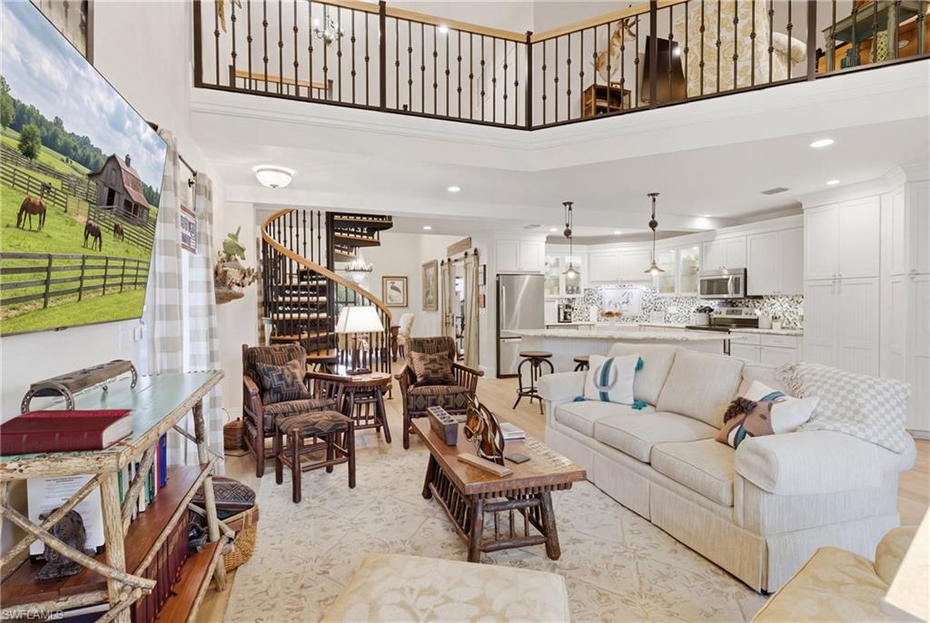 3800 Staley Road Fort Myers, FL 33905 - Photo 31 of 50 a living room with furniture kitchen view and a large window
