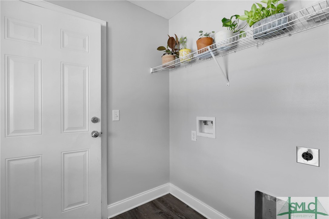 104 Laurel Lane Guyton, GA 31312 - Photo 18 of 47 The laundry room with washer dryer hookups.