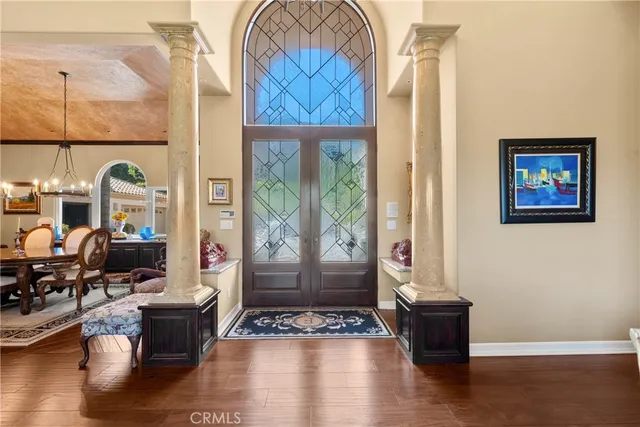 a view of living room filled with furniture