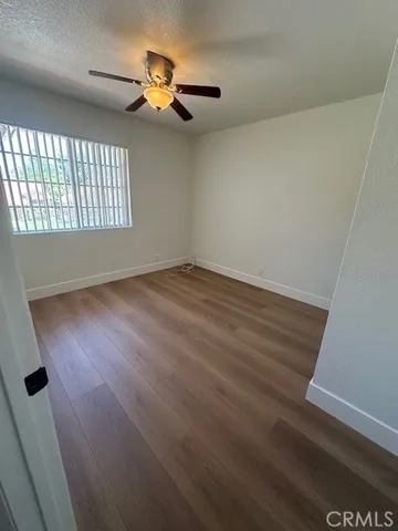 a view of a hallway view with staircase