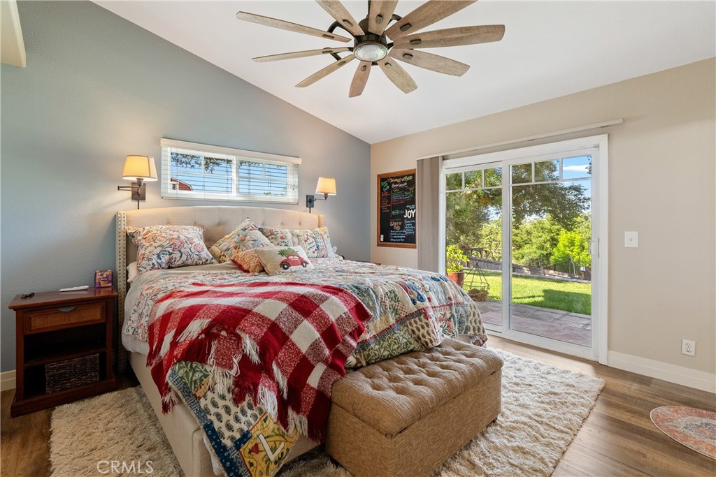 4010 Traffic Way Atascadero, CA 93422 - Photo 25 of 56 Enjoy backyard access from the primary bedroom’s sliding doors