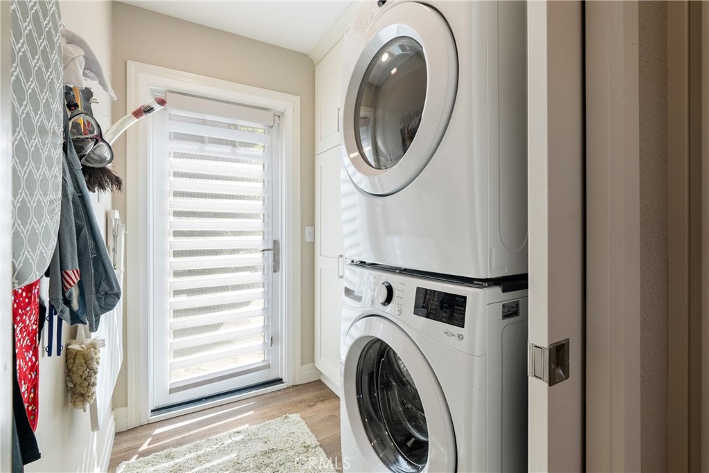 4010 Traffic Way Atascadero, CA 93422 - Photo 31 of 56 Indoor laundry area with stackable washer and dryer included