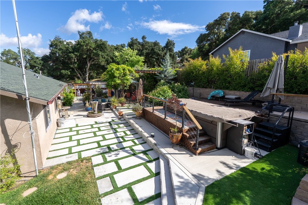 4010 Traffic Way Atascadero, CA 93422 - Photo 33 of 56 Additional backyard perspective featuring the swim spa to the right