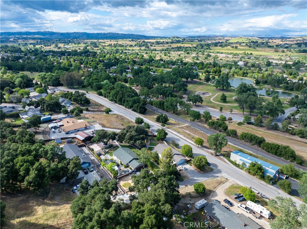 4010 Traffic Way Atascadero, CA 93422 - Photo 55 of 56 Bird’s-eye view with access to the De Anza Trail via the walking path along Traffic Way and views of The Lakes