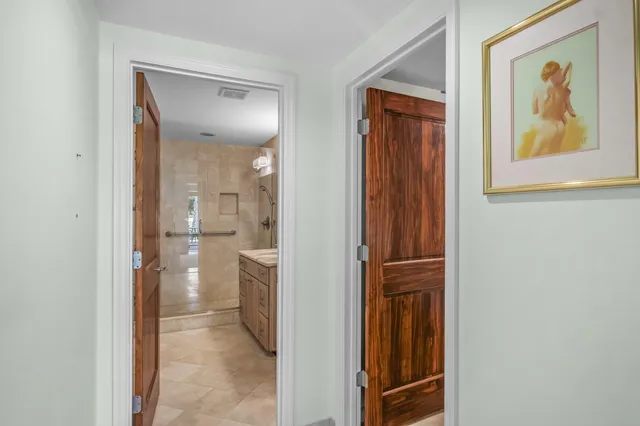 a view of a walk in closet