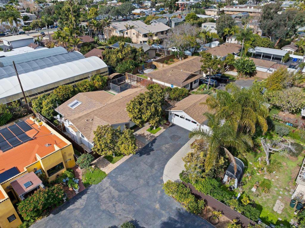 1054 Hermes Avenue Encinitas, CA 92024 - Photo 27 of 37 an aerial view of residential houses with outdoor space