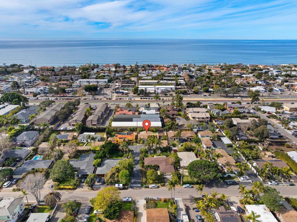 1054 Hermes Avenue Encinitas, CA 92024 - Photo 29 of 37 an aerial view of a city and ocean