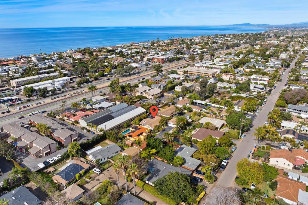 1054 Hermes Avenue Encinitas, CA 92024 - Photo 30 of 37 an aerial view of a city with ocean view