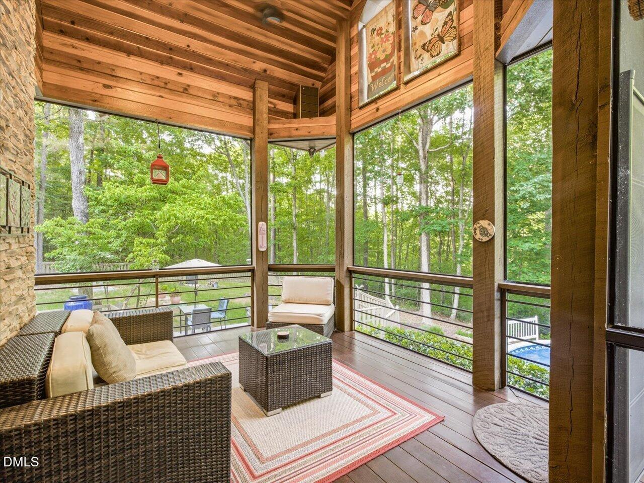 275 Mill Stone Road Moncure, NC 27559 - Photo 6 of 91 Screened Porch