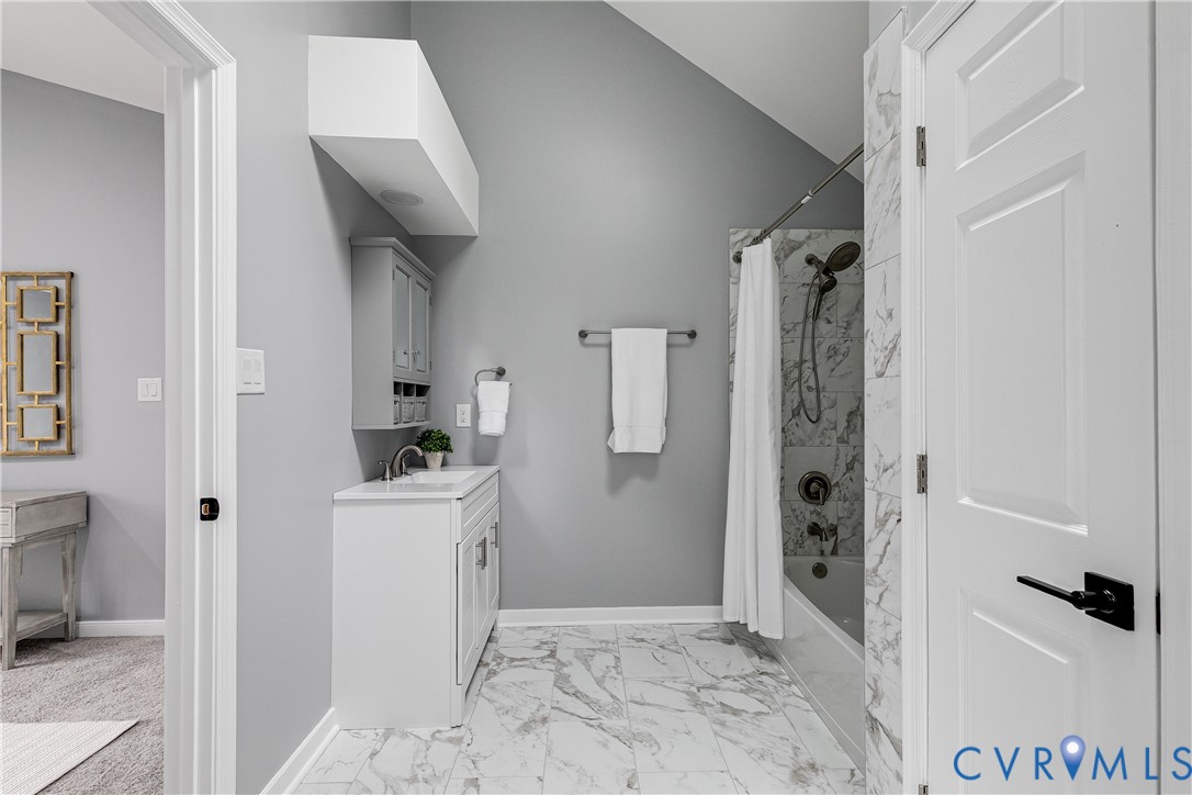 7112 Harbourside Court Midlothian, VA 23112 - Photo 31 of 49 view of a bathroom with a sink and shower