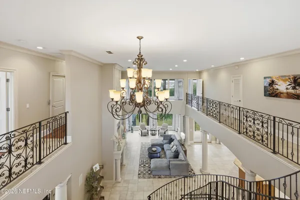 a view of a city with an ocean view