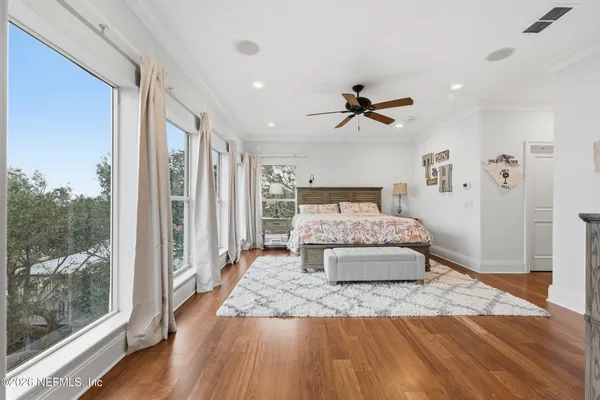 a front view of a building