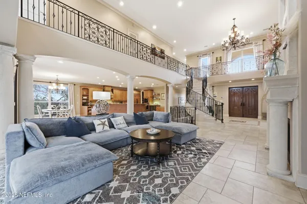 a view of a hallway with a elevator