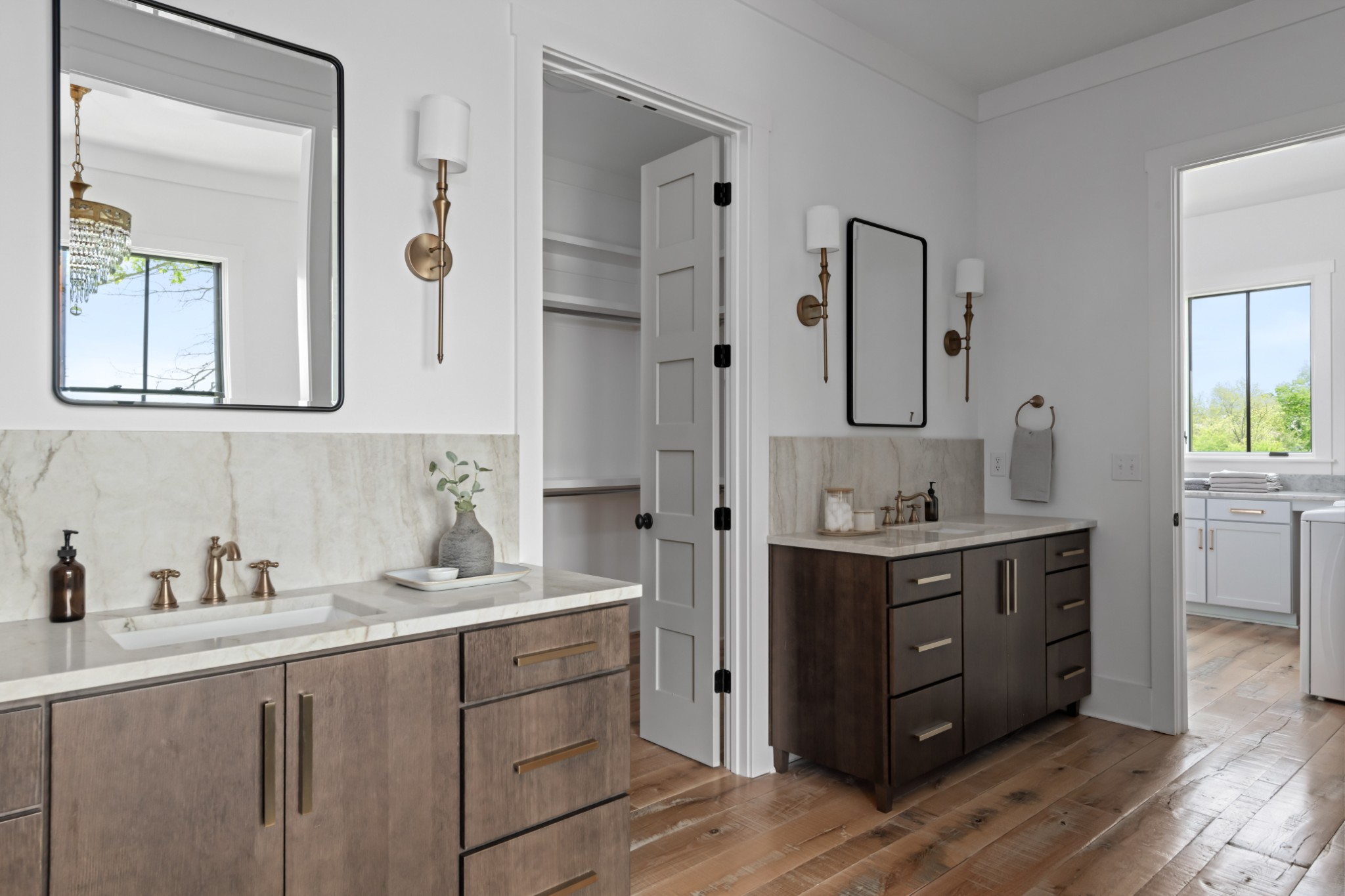 3551 Bailey Road Franklin, TN 37064 - Photo 20 of 52 a bathroom with a double vanity sink mirror and