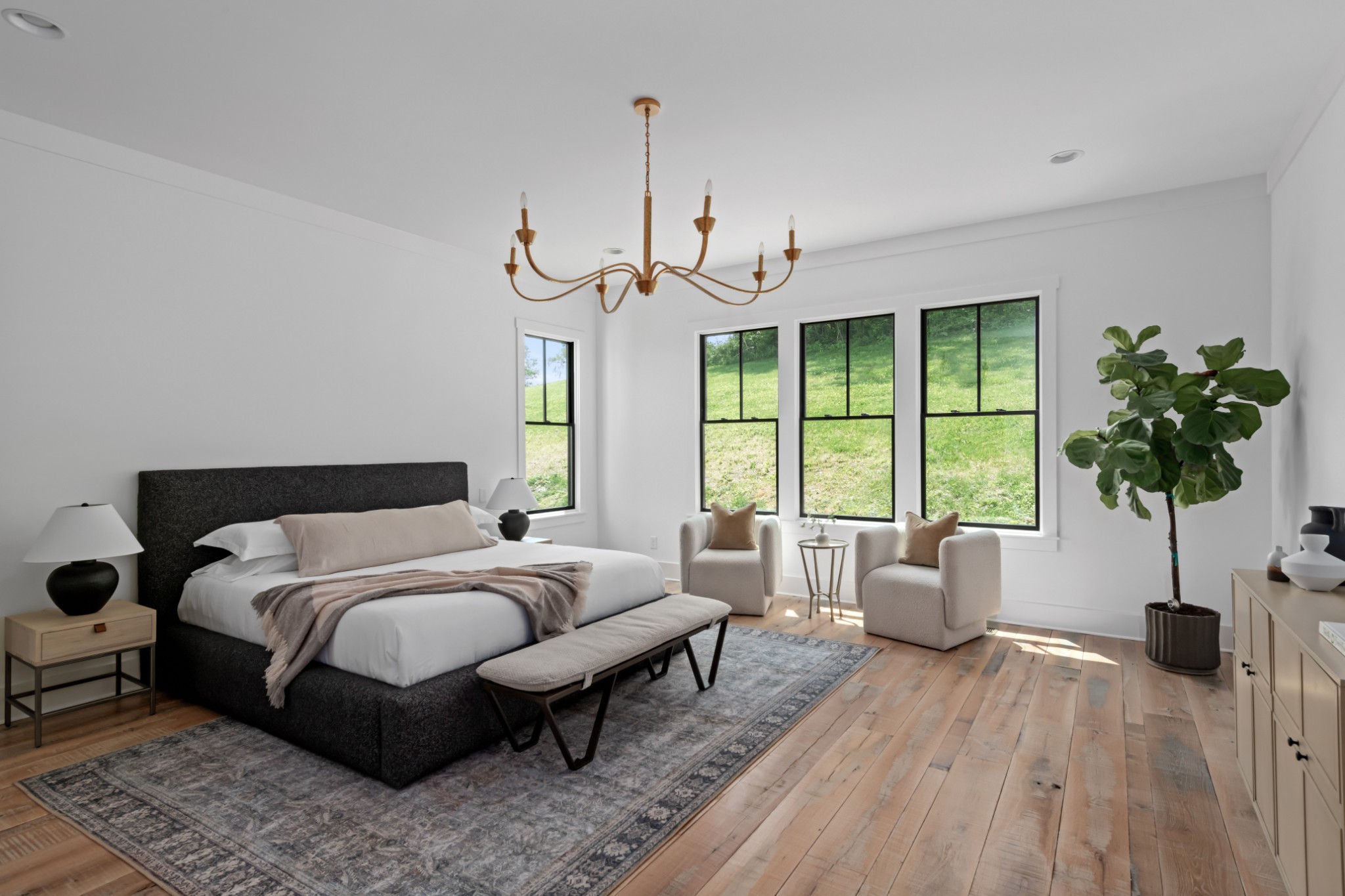 3551 Bailey Road Franklin, TN 37064 - Photo 8 of 52 a bed room with a bed and a large window