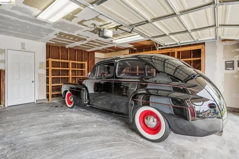 a view of a car garage