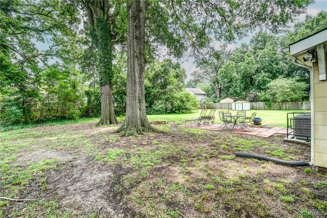 4306 Britannia Road Richmond, VA 23234 - Photo 18 of 20 a view of backyard with tree