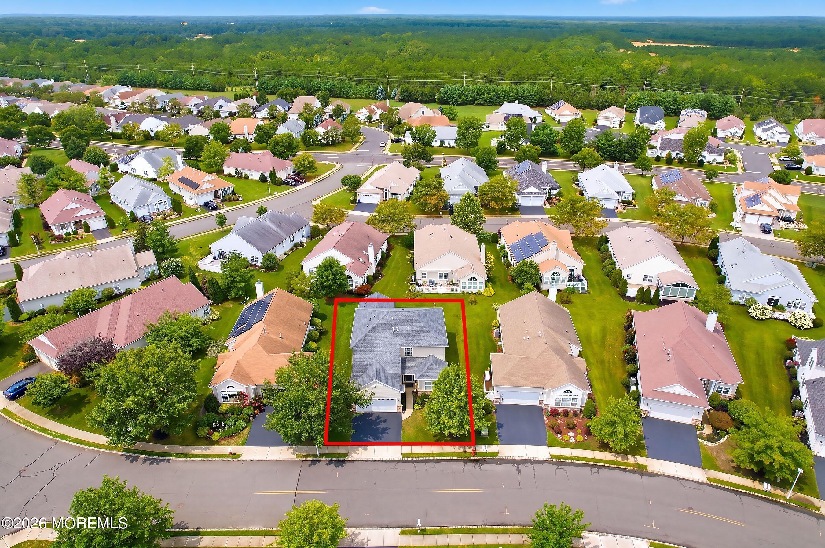 25 Torino Road Manchester Township, NJ 08759 - Photo 28 of 58 29-Front Aerial with Outline