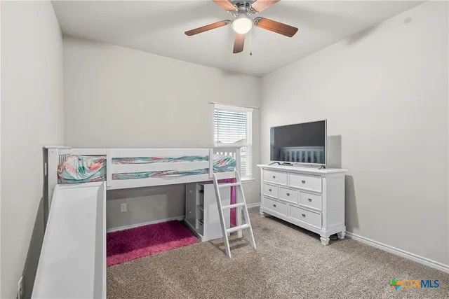 a view of room with cabinets