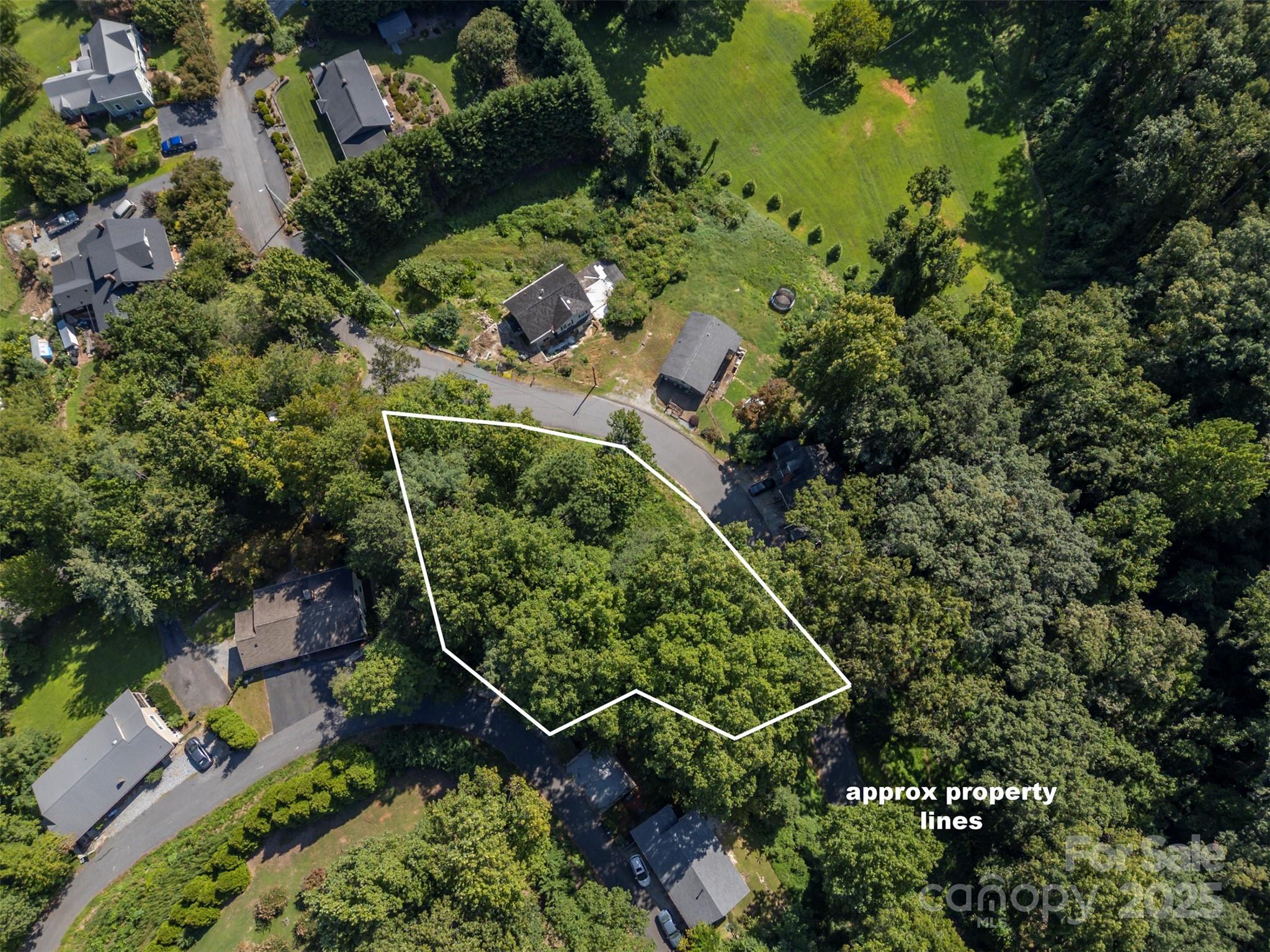 0 Hillside Court Tryon, NC 28782 - Photo 9 of 13 an aerial view of a residential houses with yard