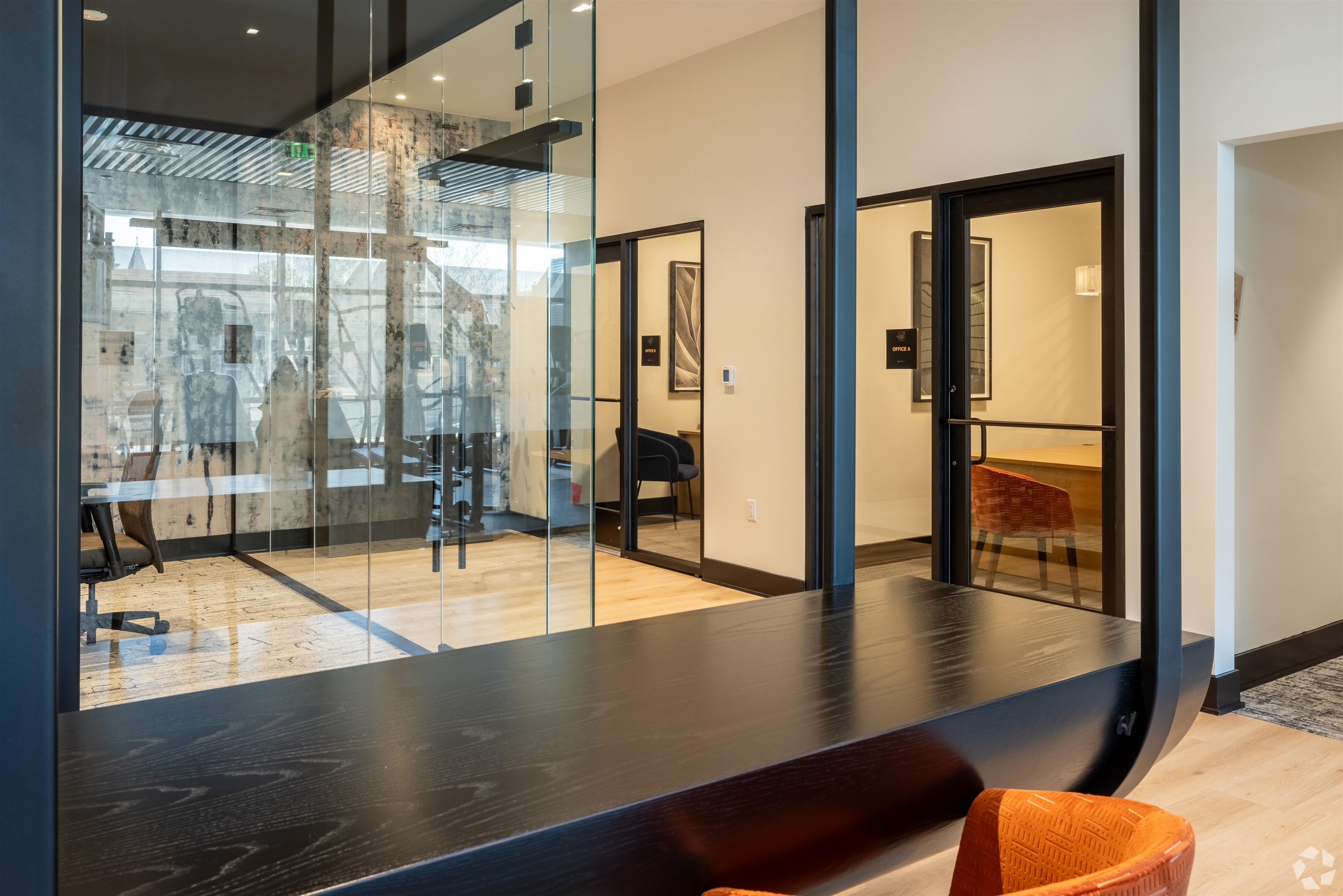 32 Oakland Avenue, Unit 1504 Jersey City, NJ 07306 - Photo 13 of 50 a view of a living room and dining room with wooden floor