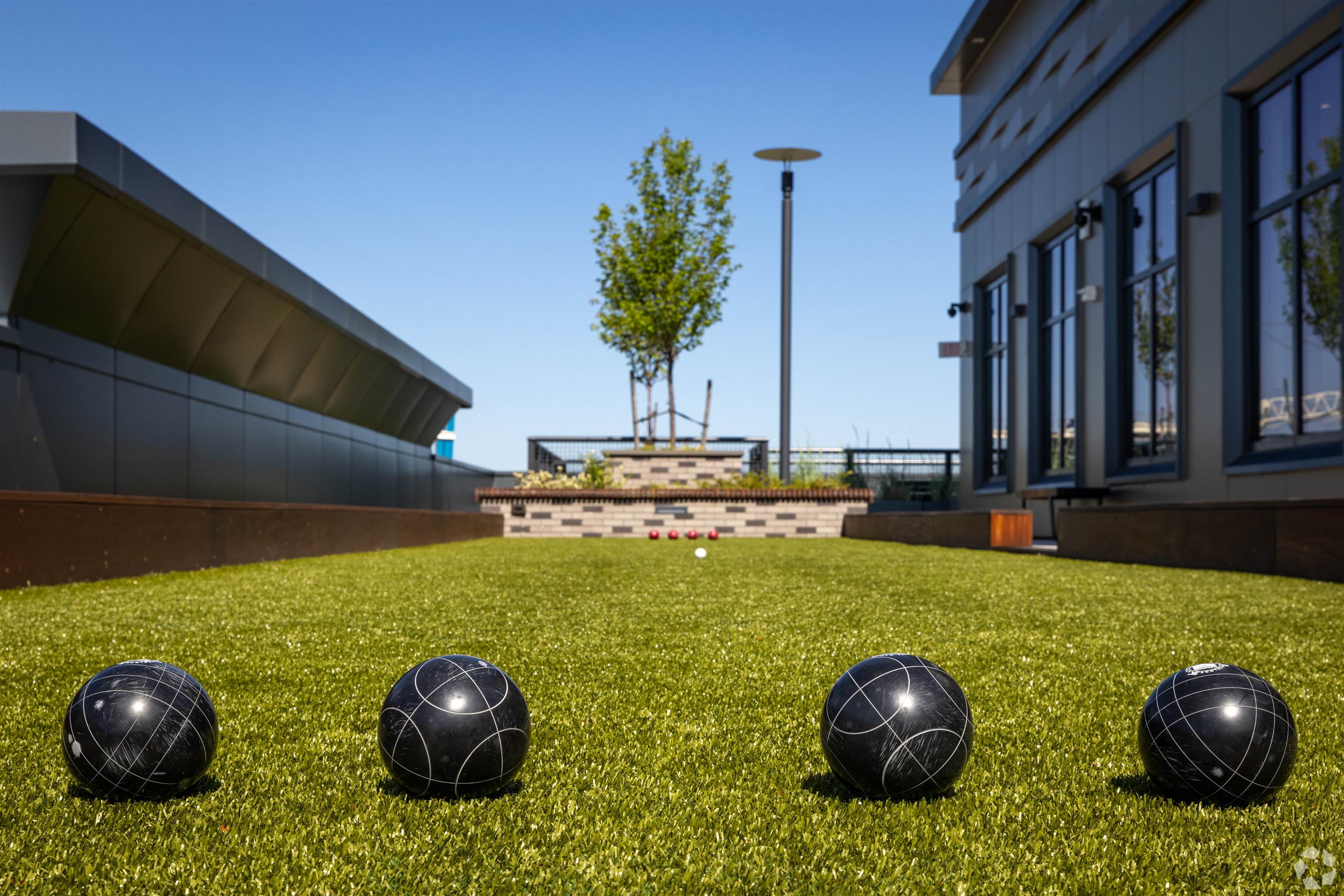 32 Oakland Avenue, Unit 1504 Jersey City, NJ 07306 - Photo 9 of 50 a view of a wooden floor with furniture
