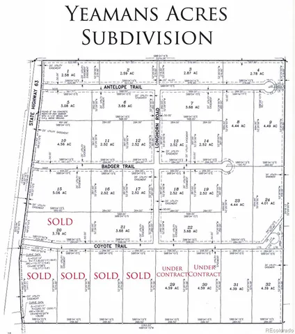 $44,000 | Lot 23 Coyote Trail, Akron, CO 80720